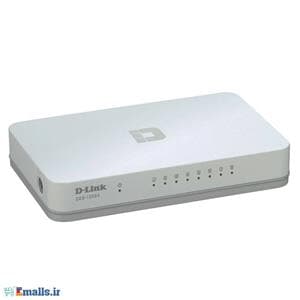 سوییچ 8 پورت گیگابیتی و دسکتاپ دی-لینک مدل DGS-1008A D-Link DGS-1008A 8 Port Gigabit Desktop Switch
