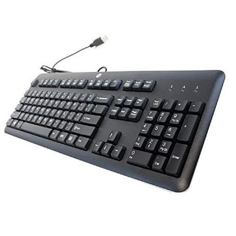 صفحه کلید مشکی HP KU-1156 PN 672647-003