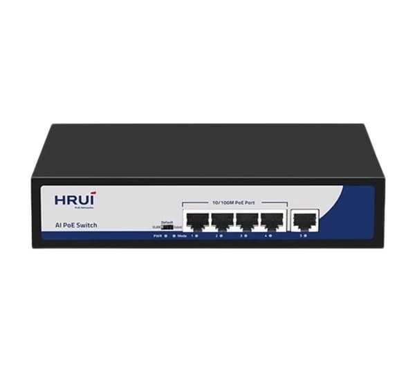 HRUI HR900-AF-41N 5Port Gigabit PoE Switch