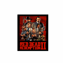 تابلو مخمل 35×45 طرح – Red Dead2-image
