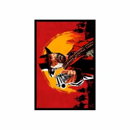 تابلو مخمل 60×40 طرح – Red Dead2-image