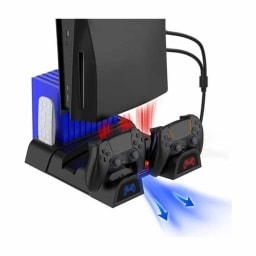 پایه فن و شارژر نمایشگر دار Dobe 3532 – PS5-image