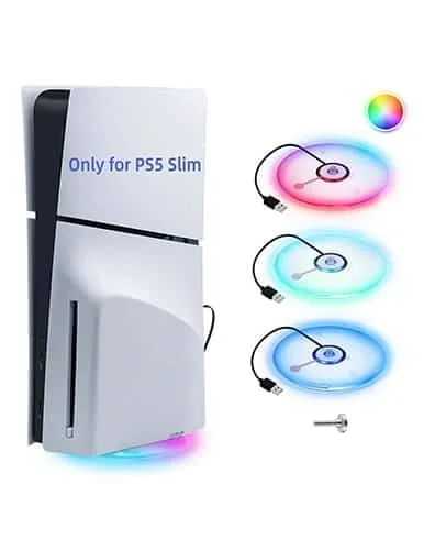 پایه عمودی RGB دار PS5 Slim – شیشهای – برند IPLAY-image