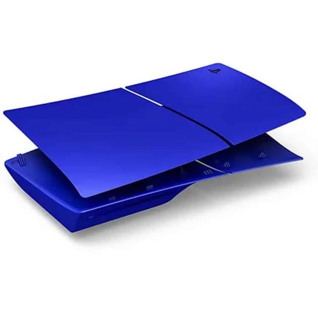 فیس پلیت PS5 Slim دیسکخور – آبی متالیک – مشابه اورجینال