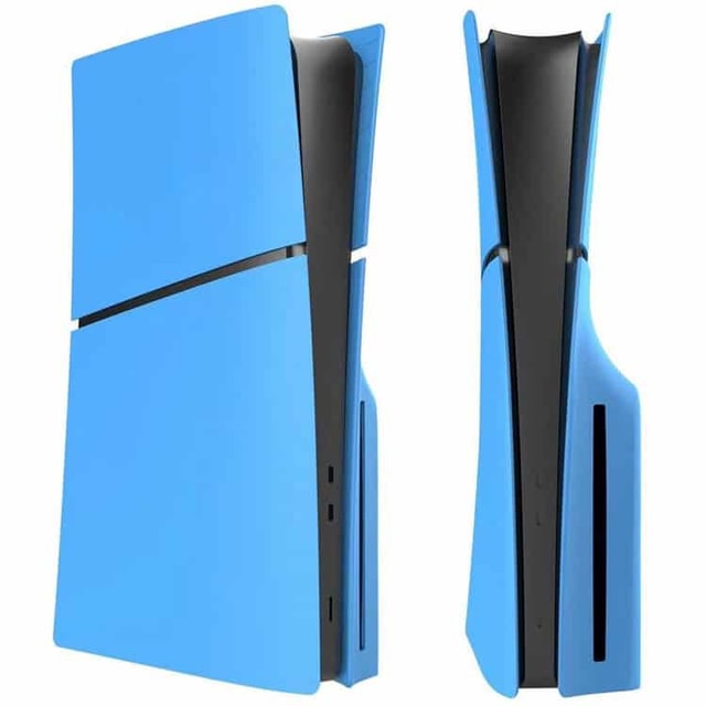 فیس پلیت PS5 Slim دیسکخور – آبی روشن